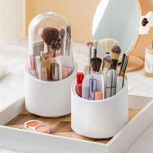 Brush container makeup