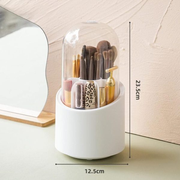 Brush container makeup