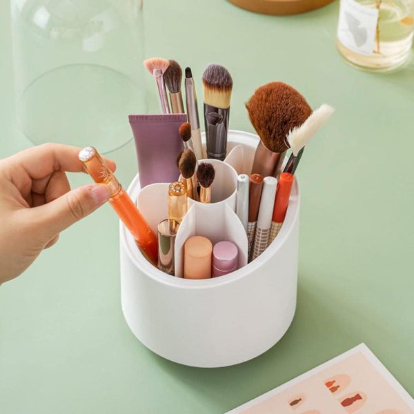 Brush container makeup