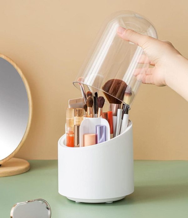 Brush container makeup